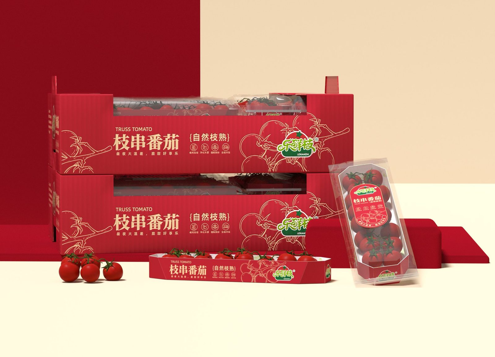 乐鲜枝串收番茄 · 双盒组合