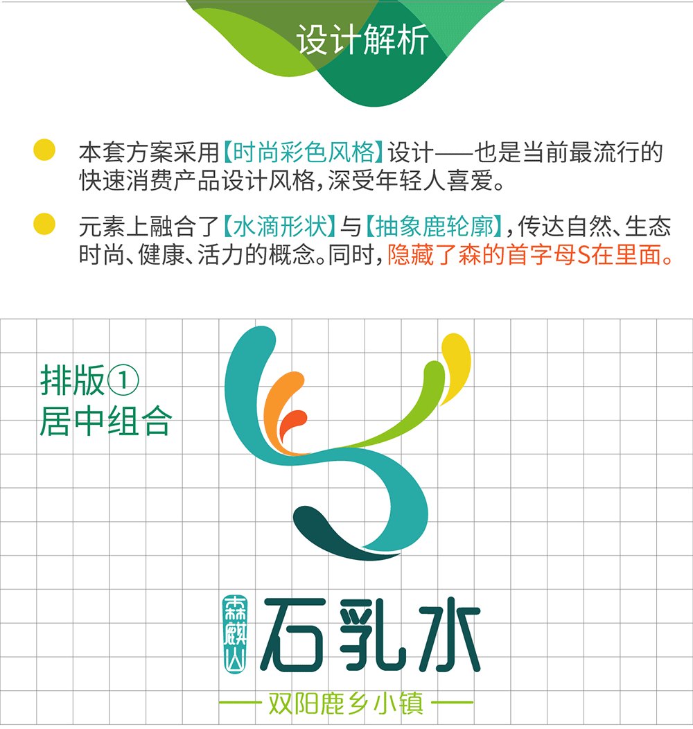 【矿泉水饮】巧妙融合鹿头与水滴形态，集合天地元素构造矿泉水品牌 图片 02